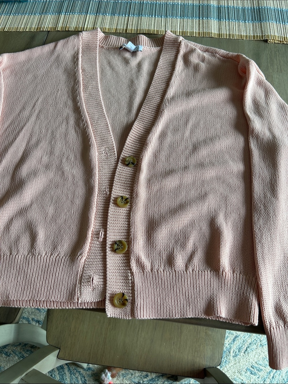 Ann Taylor Pink Button-Front Women's Cardigan